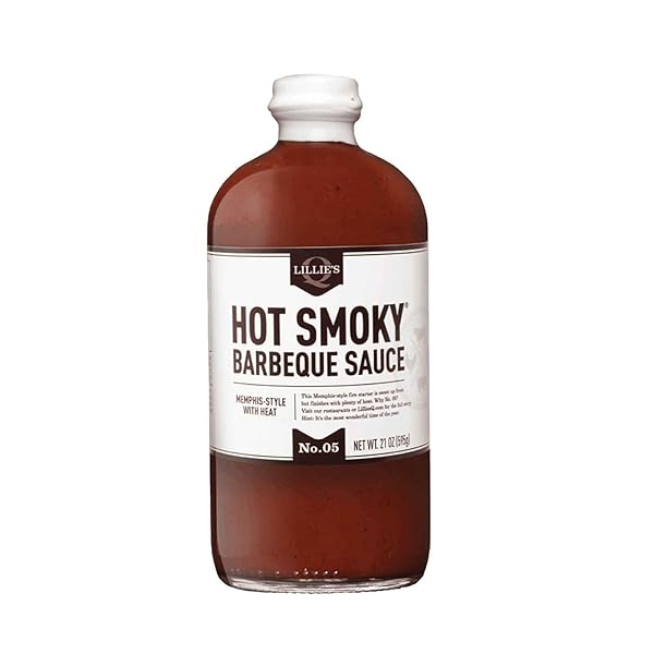 LILLIE’S Q BARBEQUE SAUCES & RUBS HOT SMOKY, 21 OZ
