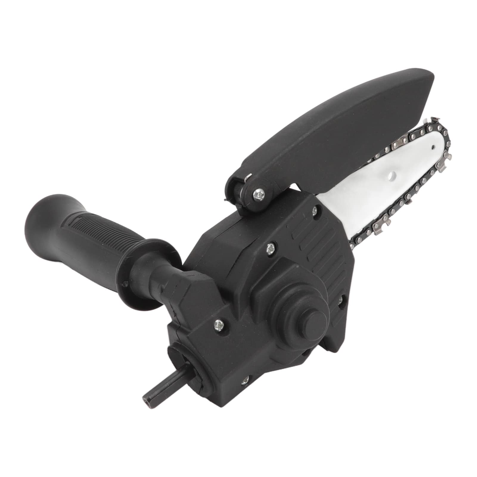 Zerodis Electric Drill to Chainsaw Converter, Portable Saw Adapter Transfer Kit with Chain and Handle Conversion Modification Accessories for Pruning Trees Wood Cutting