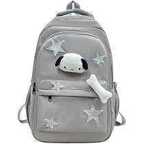 Amazon.com | JHTPSLR Preppy Backpack with Plushies Y2K