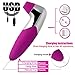 USB Electric Toy for Women Quiet Powerful Strong Suction with Silicone 12 Multispeed Wireless Remote Viberate Toys Mini Bullet Vibrant Toy for Women (Color : Purple)