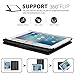 Keyboard Case for iPad 2017/2018 New iPad 9.7(5th, 6th), iPad pro 9.7, iPad Air, iPad Air 2, SENGBIRCH 7 Colors Backlit/Wireless Bluetooth/Folio Smart 360 Rotate/Auto Wake and Sleep, Black