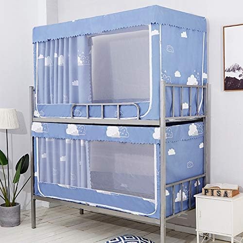 Stainless Steel Mosquito Nets in Student Dormitory, Mosquito Nets in The BedroomCloud Bottom bunk Lower berth1.01.9m Bed