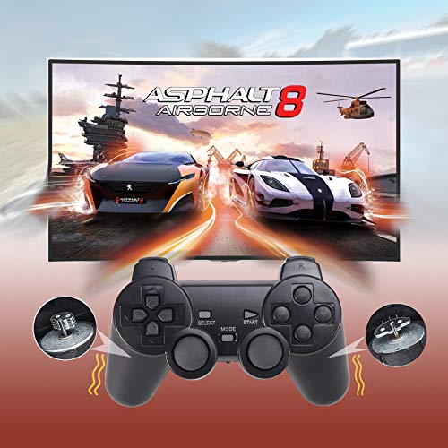 Wireless Controller for PS2 Playstation 2 Dual Shock 2 (Black and Black) - Thumbnail 2