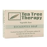 Tea Tree Therapy Eucalyptus Soap Vegetable Base, 3.5 Ounce (2-Pack)