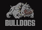 Bulldogs Football Rhinestone Iron on Transfer