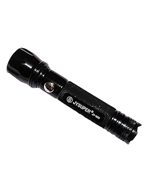 JY SUPER 859 Metal Alloy Solid Body Flashlight with 1200 mAh 3.7V Battery