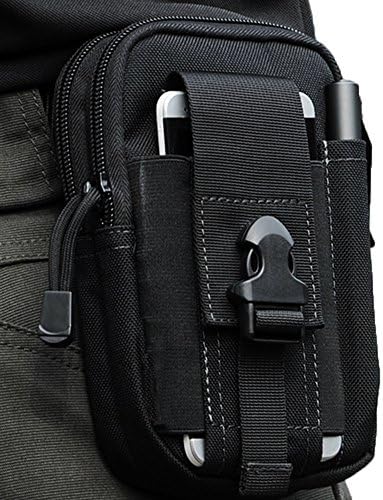 Outdoor Tactical Molle Waist Pack Bags Sport Casual Pouch Purse Phone Case for Iphone 6 Plus Samsung Note 2 3 4 Cordura Fabric