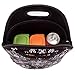 Damask Neoprene Lunch Tote Bag - Insulated Waterproof Lunch Box for Women, Adults, Kids, Girls, and Teen Girls