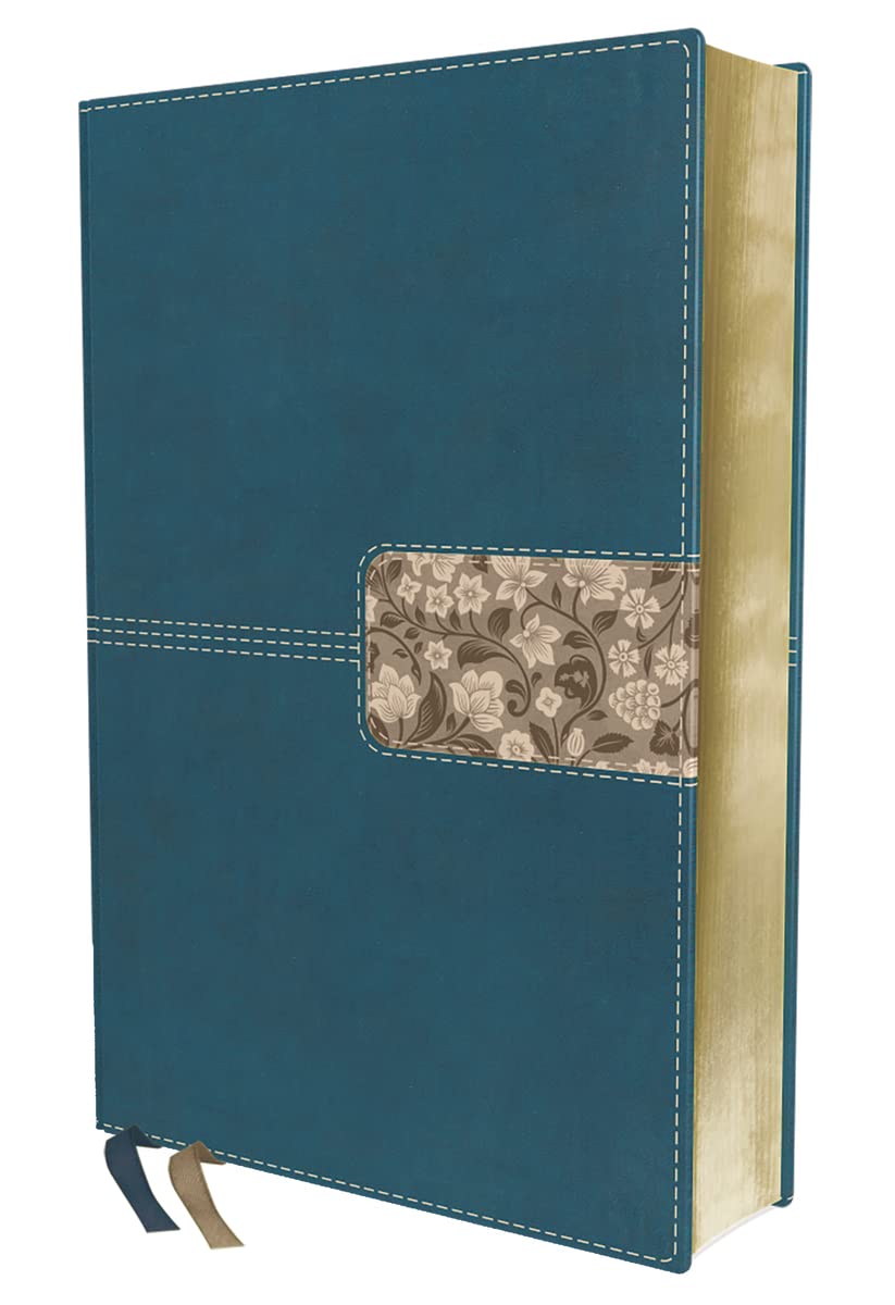 NIV, Thinline Bible, Leathersoft, Teal, Red Letter, Comfort Print