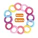 Spiral Hair Ties 12pcs No Crease Elastic Ponytail Holders Phone Cord Traceless Hair Ring Hair Rubber Bands Suitable for All Hair Types 6 Colors,2pcs/Color