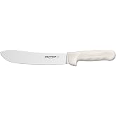 Dexter Outdoors 8&rdquo; Butcher Knife &ndash; S112-8PCP, High-Carbon Steel Blade, Slip-Resistant Grip, SANI-SAFE Series, NSF Certified, Made in USA