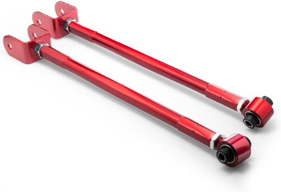 EPMAN TR-CA009BM New Red Adjustable Suspension Camber Rear Lower Control Toe Arm/Rod/Bar