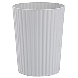 JiatuA Small Trash Can Plastic Wastebasket Round