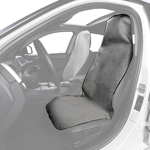 Auto Seat Cover Car Seat Cushion for Yoga, Fitness, Sports, Beach Seat Mat for Summer Use Sweat Absorption Universal Fit for Most Cars, Trucks, SUV - AUTOYOUTH, 1PC, Gray