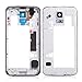 Original Middle Frame Plate Back Housing Bezel Frame Camera Cover for Samsung Galaxy S5 SV i9600 G900 (Black)