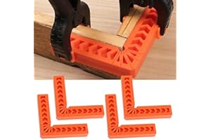 4 Pcs 90 Degree Positioning Squares Clamp, Assist Positioning Squares L Type Plastic Right Angle Holders Auxiliary Locator Co