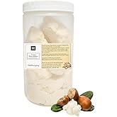 HalalEveryDay 28 oz Ivory Shea Butter- 100% Pure All Natural- Unrefined Organic Raw from Ghana- Raw African Shea Butter, Perfect for Skin, Face, Body, Hair Growth