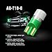 SIRIUSLED AG Super Bright 300 Lumen Ultra Compact LED Interior Light Bulb Size 168 175 194 2825 Pack of 4 Color Green