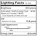 Leadleds A19 Dimmable LED Bulb, 6.5W Vintage Edison Style LED Filament Bulb, 3000K Warm White, E26 Medium Base, 810 Lumens, 70 Watt Incandescent Equivalent, 3-Pack