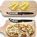 HOBO, Stainless Steel Chef Knife Acrylic Block Professional Non-slip Handle, Kitchen Scissors, Cooking, Black Cutlery Set