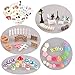 eZAKKA Miniature Garden Ornaments Kit Fairy Garden Accessories with 1 Piece Tweezer for DIY Dollhouse Decor,Pack of 86