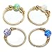 18g 5/16'' Opal Septum Gold Split Nose Ring Helix Hoop Opal Cartilage Earrings Piercing