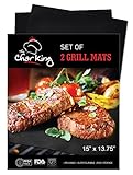 The Char King - Safer Than Silicone Baking Mat - Cookie Sheet Set of 2 - Professional Baking Sheet Nonstick - BPA Free- 5 Year Warranty
