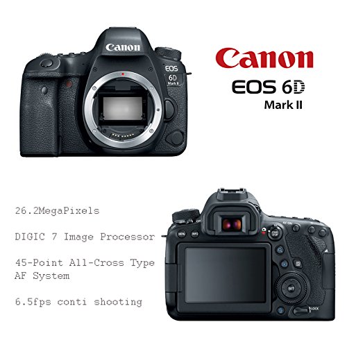 Canon-EOS-6D-MARK-II-DSLR-Camera-Bundle-w-Canon-EF-24-105mm-f35-56-IS-STM-Lens-Tamron-70-300mm-f4-56-Telephoto-Lens-2pc-PROSPEED-16GB-Memory-Cards-Premium-Accessory-Bundle-Kit-18-Items