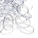 eBoot Elastic Bands Hair Rubber Bands Mini Hair Ties, 1000 Pieces (Clear)