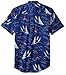 IZOD Men's Big and Tall Saltwater Dockside Chambray Plaid Short Sleeve Shirt