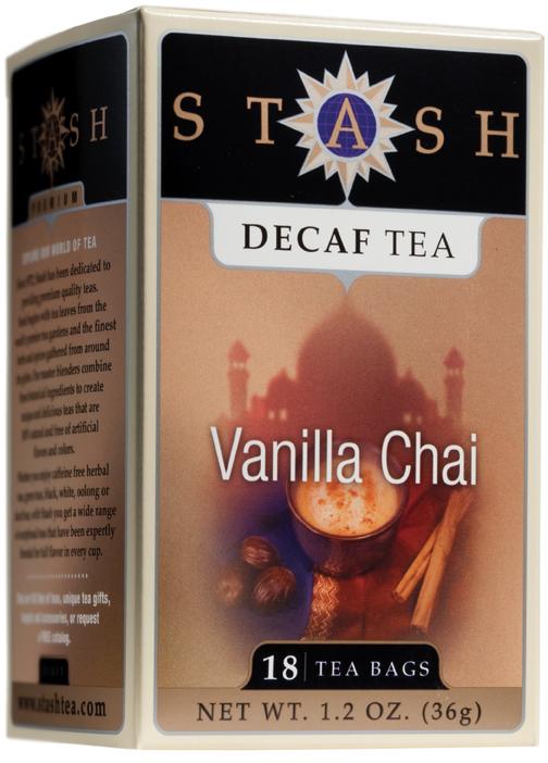Stash Decaf Vanilla Chai Tea Bags, 18Count Boxes (Pack of 6), 18 Count Amazon.ca Grocery