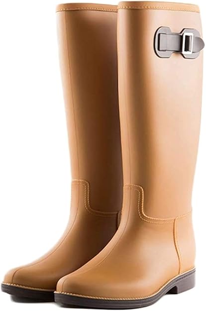 Amazon G7lz サイドバックル レインブーツ ロング レディース レインシューズ ガーデニング風 完全防水 おしゃれ かわいい 歩きやすい アウトドア 長靴 雨靴 スノーブーツ 柔らかい 滑りにくい 大きいサイズ 小さいサイズ G7lz レインシューズ