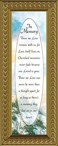 In Memory, Sympathy Gifts for Loss of Loved One, Memories Photo Frame, 3x8 4432