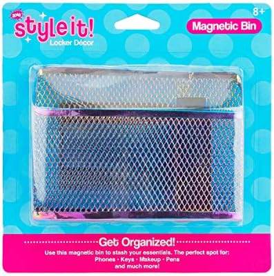 3C4GMagnetic Locker Bin, Iridescent
