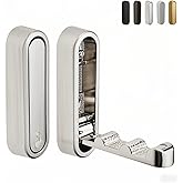 ShinYue Foldable Wall Hooks Heavy Duty - Zinc Alloy Hidden Handle with Anchors/Screws, Space-Saving for Bathroom, Kitchen, Cl