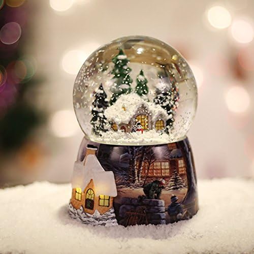 JinRou Modern Home Decoration Crystal Ball Music Box Creative Birthday Gift Wedding Supplies ,2