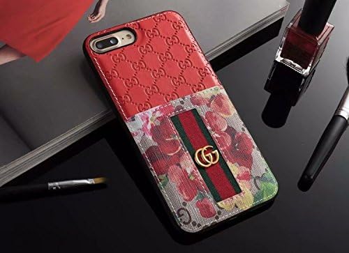 iPhone 8 Plus Case, iPhone 7 Plus Case (US-Fast Deliver), Fashion Shock Protection Vintage Case with Slot for Cards Elengant Luxury Monogram Case for iPhone 8 Plus/iPhone 7 Plus