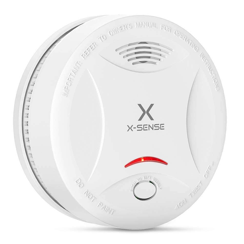 XSense Smoke Alarm, 10Year Battery Fire Alarm Smoke Detector with LED