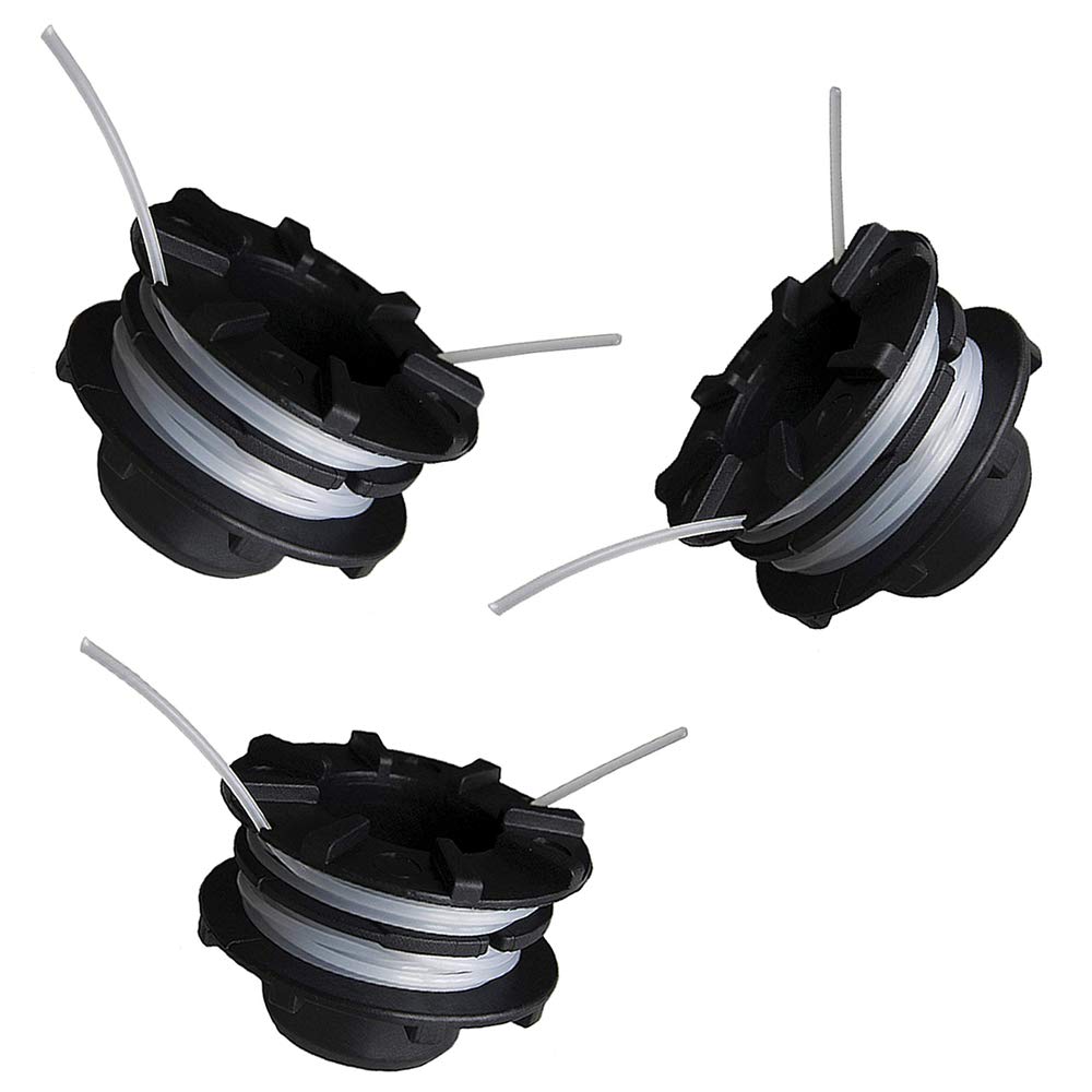 IKRA 73500700-3 Spools (DA-F16) Set of 3 for Brush Cutter 31-4, IBF, IBKH 33 & PB 43