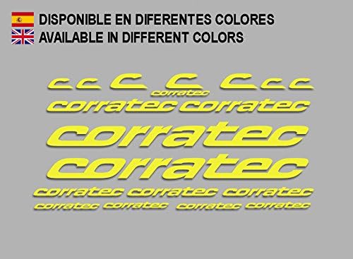 Ecoshirt OF-02XG-LJJA Stickers, Corratec F162, Adesivi Vinyl Decal Aufkleber