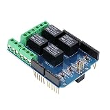 HiLetgo 5V 4 Channel Relay Shield for Arduino UNO R3 Arduino Uno Relay Shield Four Channel Relay Shield for Arduino UNO R3