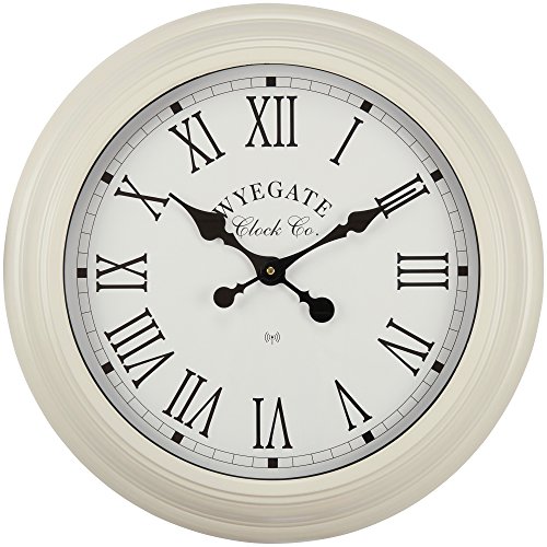 Wyegate Clock Company Garden Wall Clock Radio Controlled Weatherproof