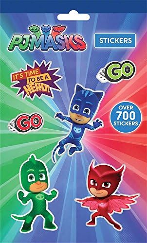 PJ Masks Boys"Its Time to Be A Hero" 700 Stickers