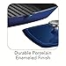 Tramontina Bestow Enameled Cast Iron Grill Pan with Press, 11-inch, Blue