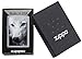 Zippo Red Eyed Wolf Pocket Lighter, Street Chrome