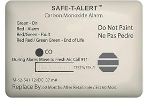 SAFE T ALERT MTI Industries 62-541-MARINE-WT Detector Marine Co Alarm White