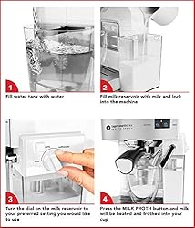 Espresso & Cappuccino Maker- 19 Bar Pump, 10 Pc