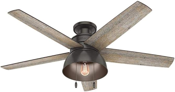 Bishop Hill 52 In Led Indoor Outdoor Noble Bronze Ceiling Fan