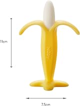 Nuby Banana Soothing Teether BPA-Free Easy Grip 3 Months Plus One Size view 5