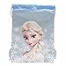 New Disney Frozen Queen Elsa Drawstring String Backpack School Sport Gym Tote Bag!- Baby Blue